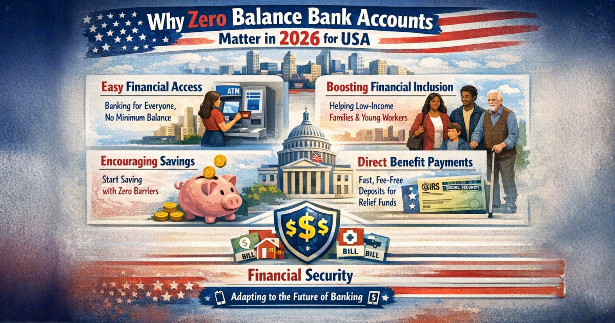 Zero Balance Bank Accounts