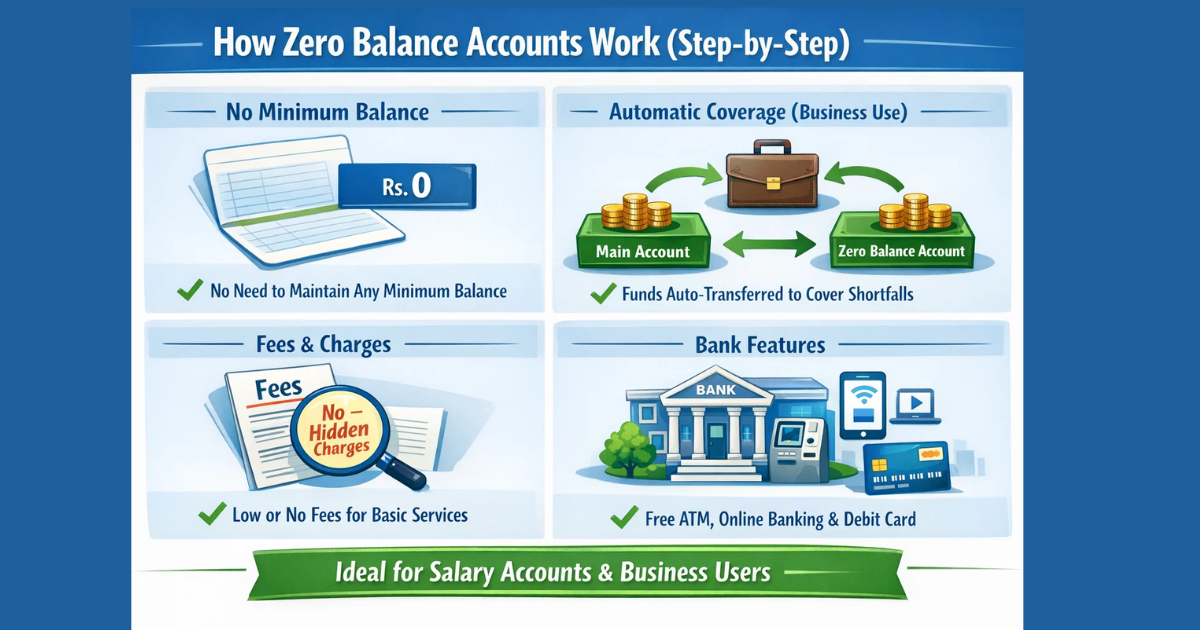 Zero Balance Bank Accounts
